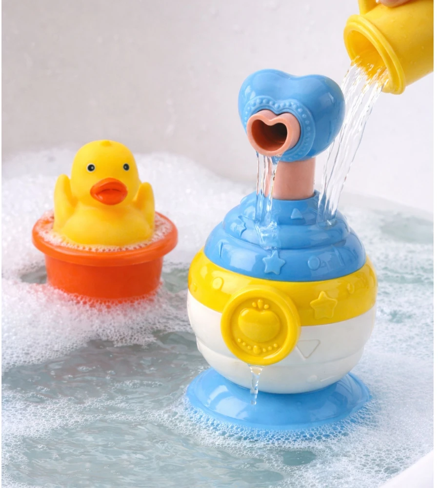 Lean Toys Vandens žaislų rinkinys su muilo dozatoriumi