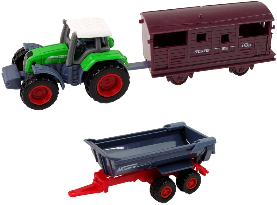 Žemės ūkio transporto priemonių rinkinys Lean Toys
