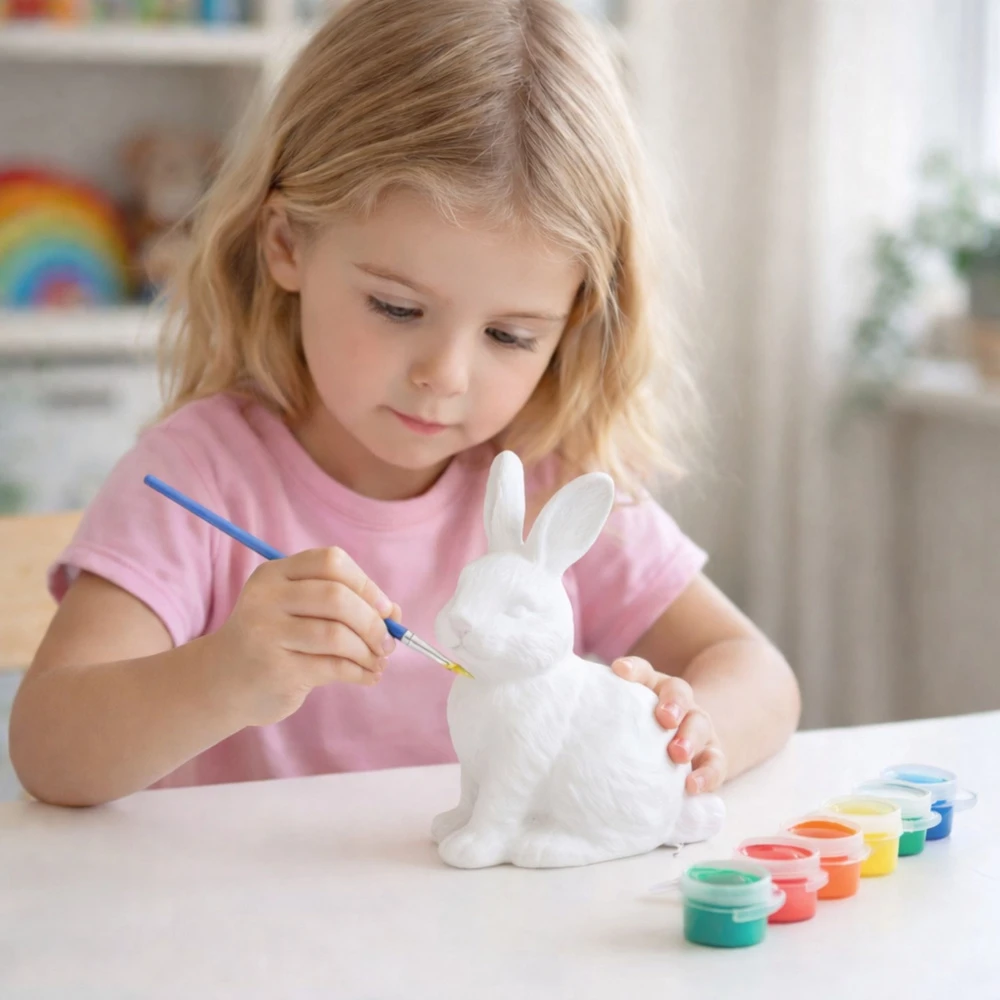 Lean Toys Putplasčio Velykų kiškučio dekoravimo rinkinys 2598