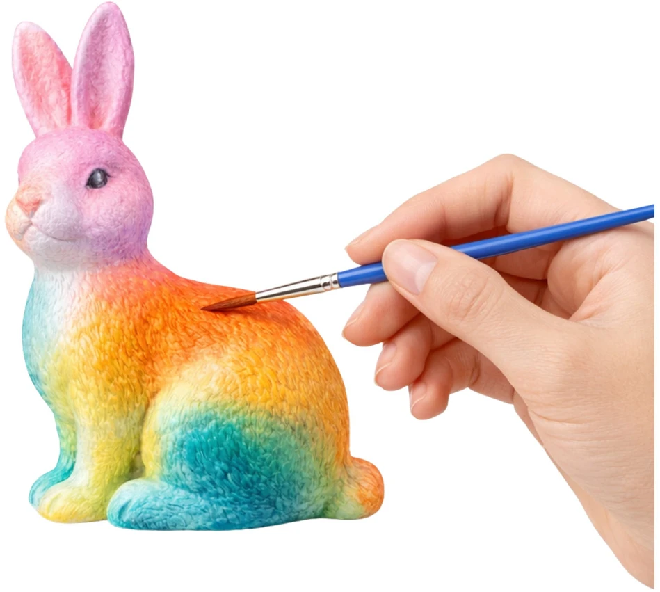 Lean Toys Putplasčio Velykų kiškučio dekoravimo rinkinys 2598