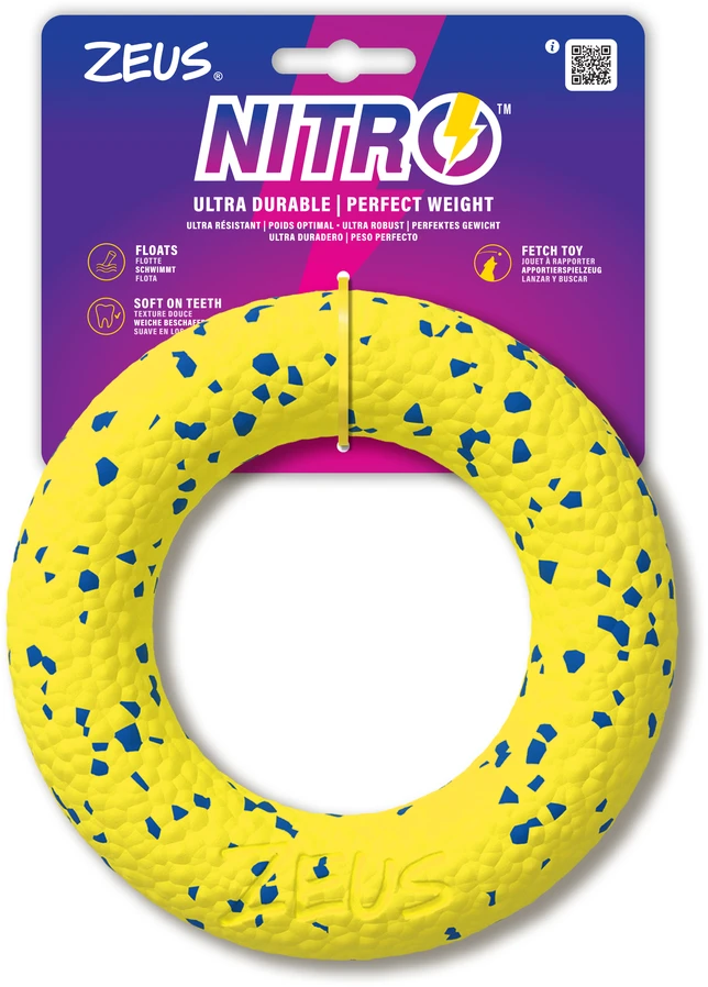 Zeus Nitro - Zeus Nitro žiedas - Geltonas ir mėlynas - Ø16cm
