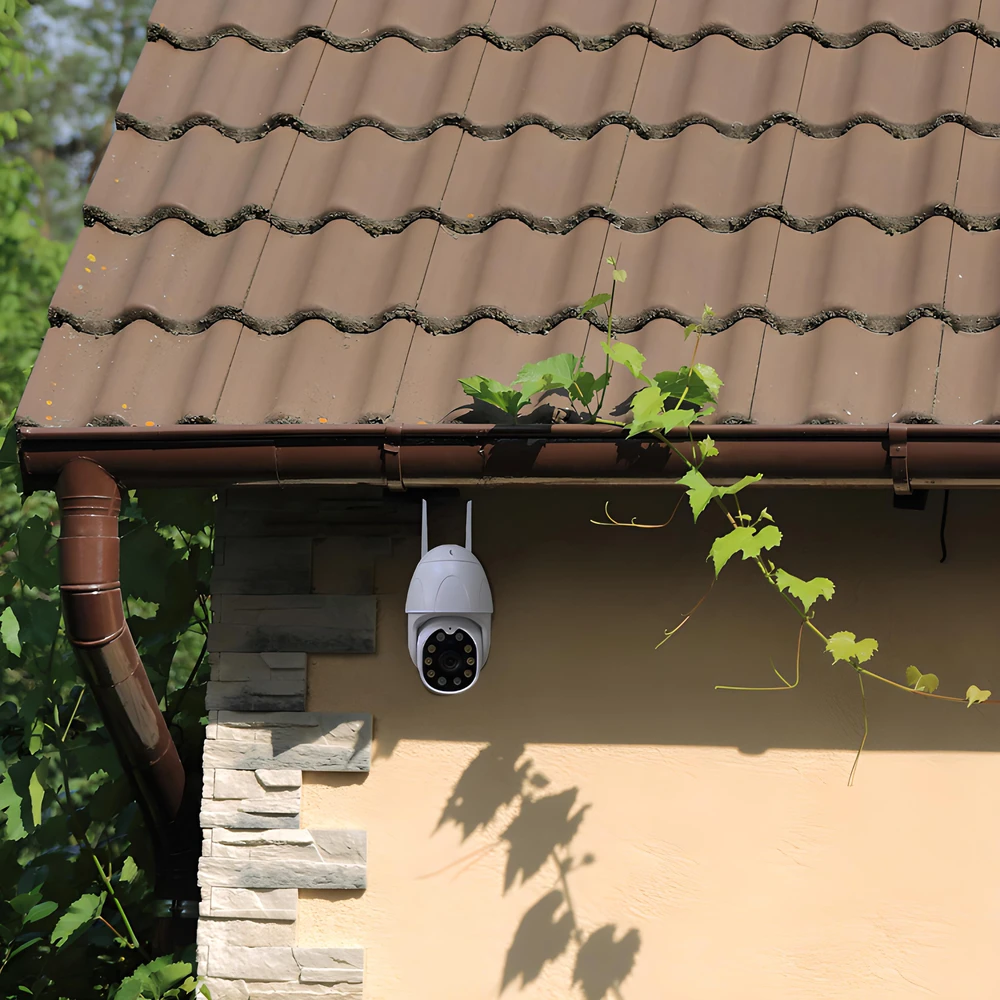 Zewnętrzna Lauko 270°/90° besisukanti WiFi IP kamera HomeSmart E195