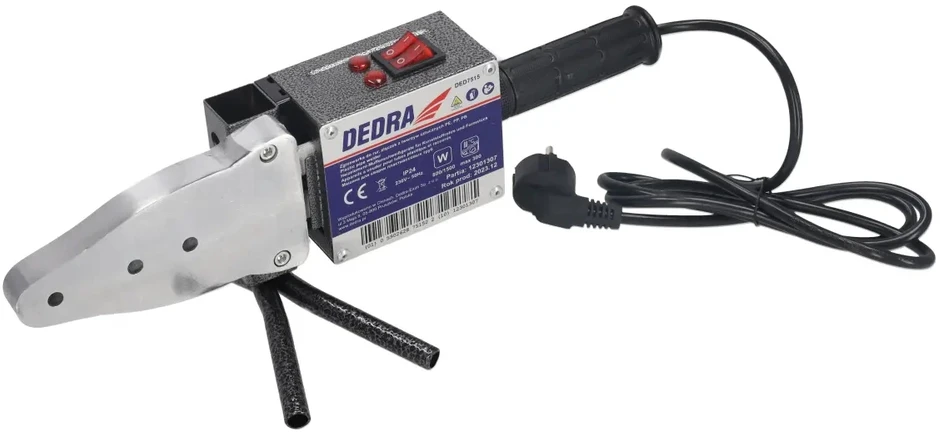 DEDRA PLASTIKINIŲ VAMZDŽIŲ SANDARINIMO MAŠINA 800W / 1500W DED7515