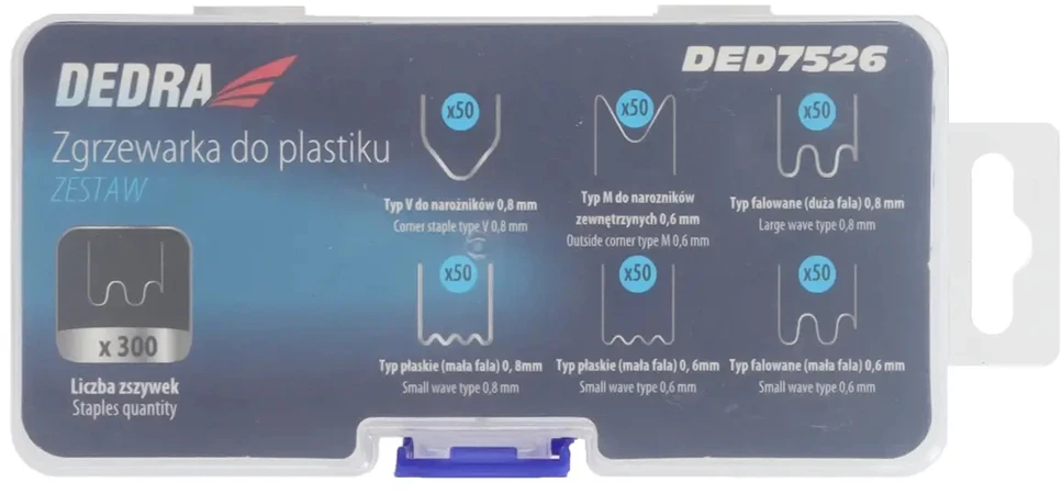 Dedra Zgrzewarka Plastiko suvirinimo aparatas 4V, 550°C