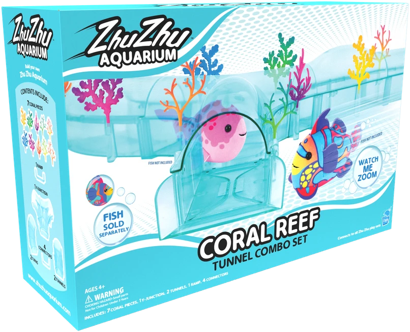 Zhu Zhu Pets Zhu Zhu žuvytės – koralinio rifo tunelio rinkinys (Z1012)