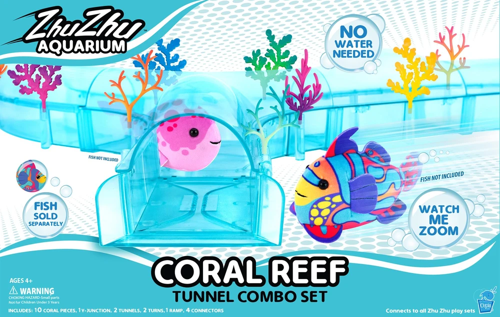 Zhu Zhu Pets Zhu Zhu žuvytės – koralinio rifo tunelio rinkinys (Z1012)