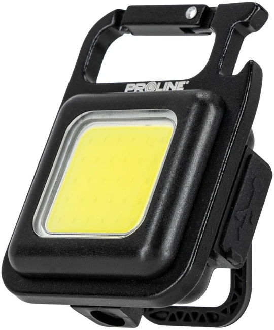 Latarka, Žibintuvėlis, Kompaktiškas mini žibintuvėlis, USB, COB 100lm, magnetas, proline