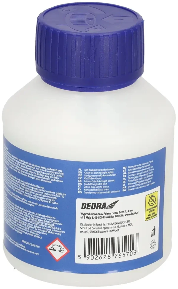 Dedra Židinio stiklo valymo kremas 250 ml