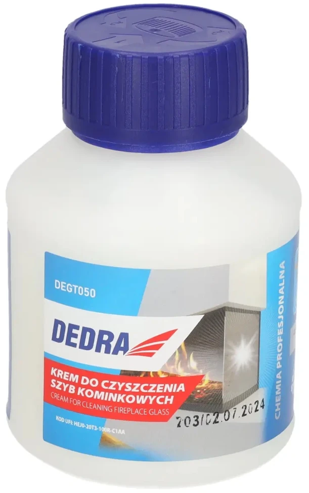 Dedra Židinio stiklo valymo kremas 250 ml