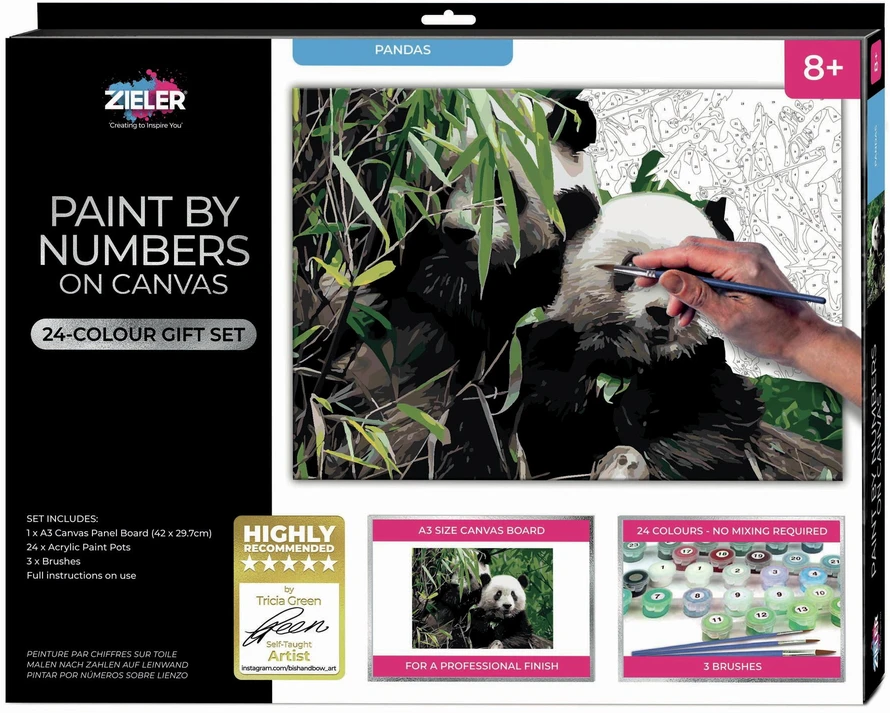 Zieler – Paint By Numbers – Panda (609299438)