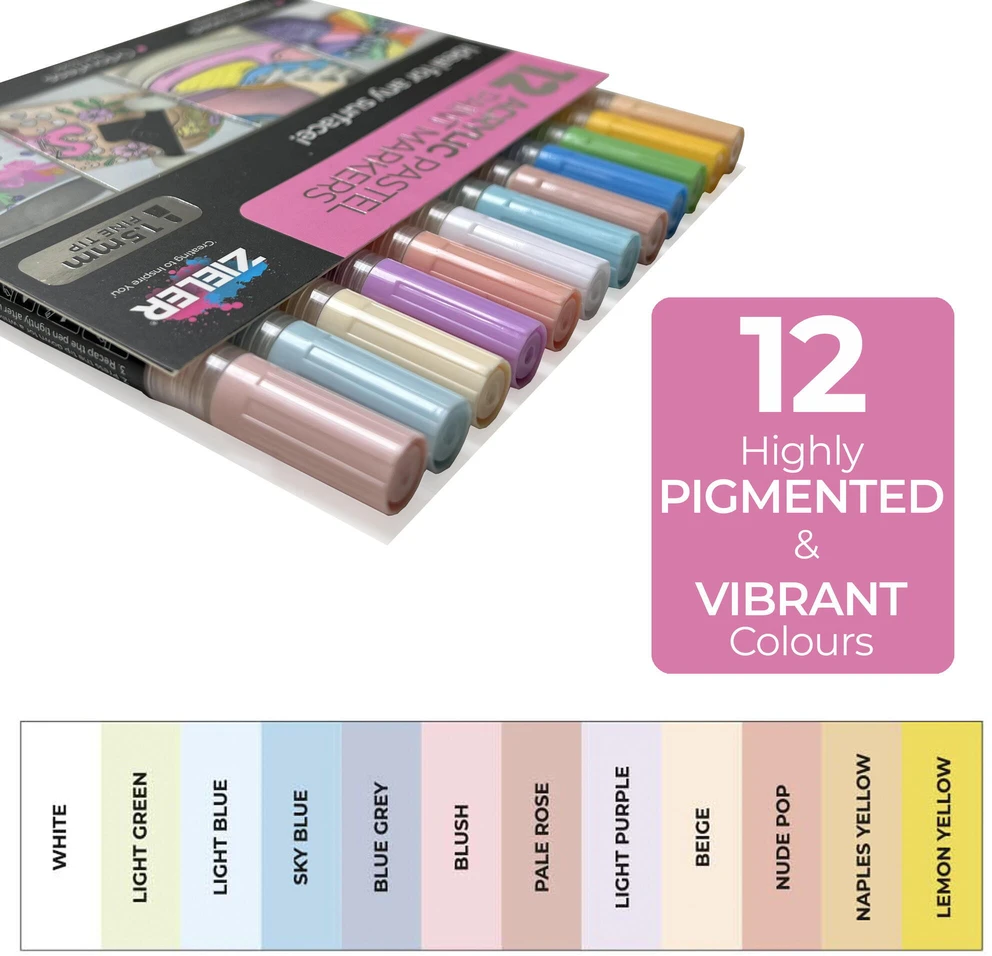 Zieler – Paint Markers Pastel Fine (609299513)