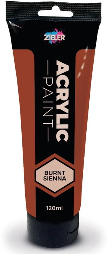 Zieler – Premium Acrylic – Burnt Sienna – 120ml (609299403)