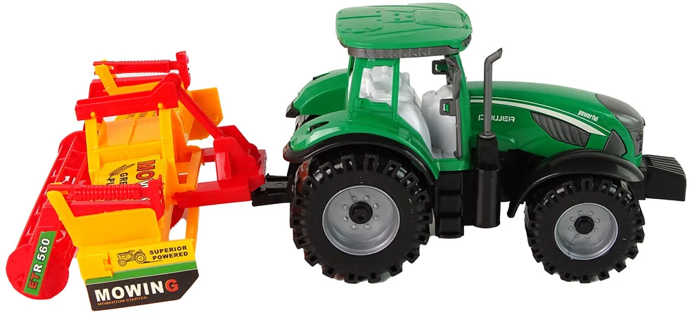 Traktorius su kultivatoriumi Lean Toys