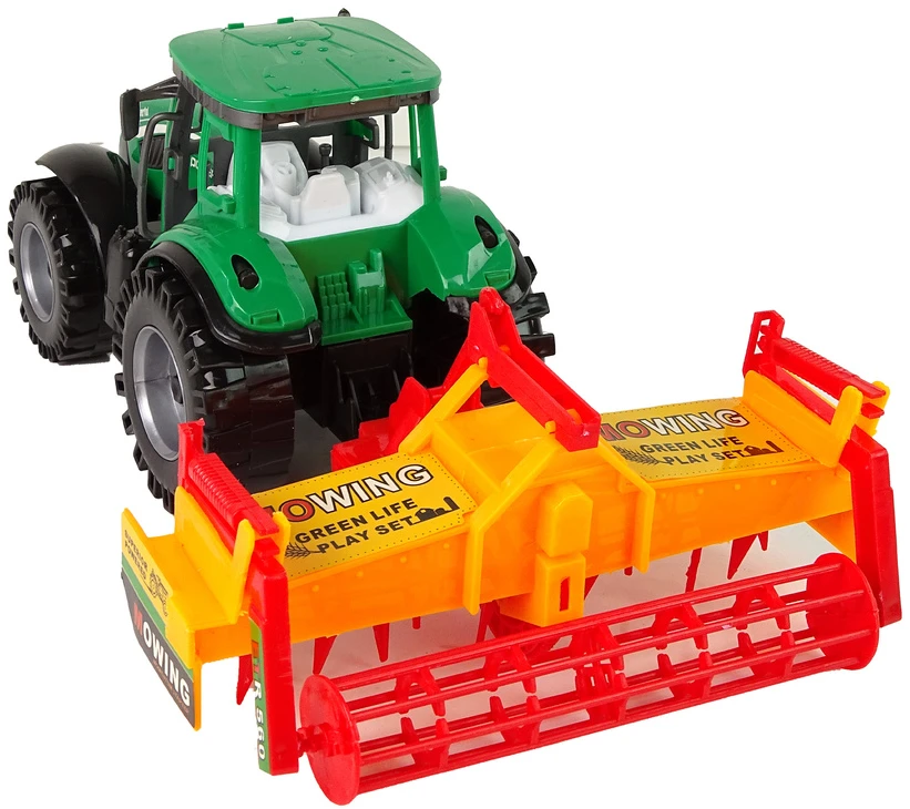 Traktorius su kultivatoriumi Lean Toys