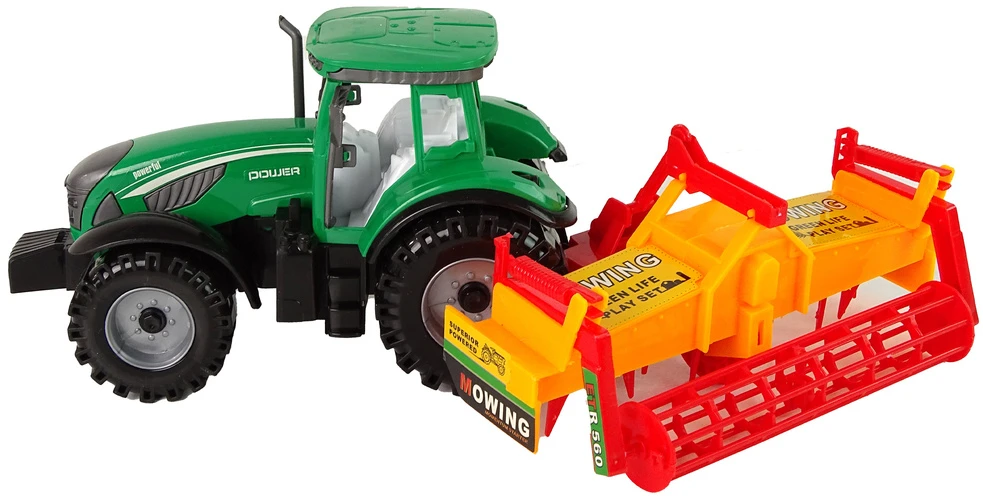 Traktorius su kultivatoriumi Lean Toys