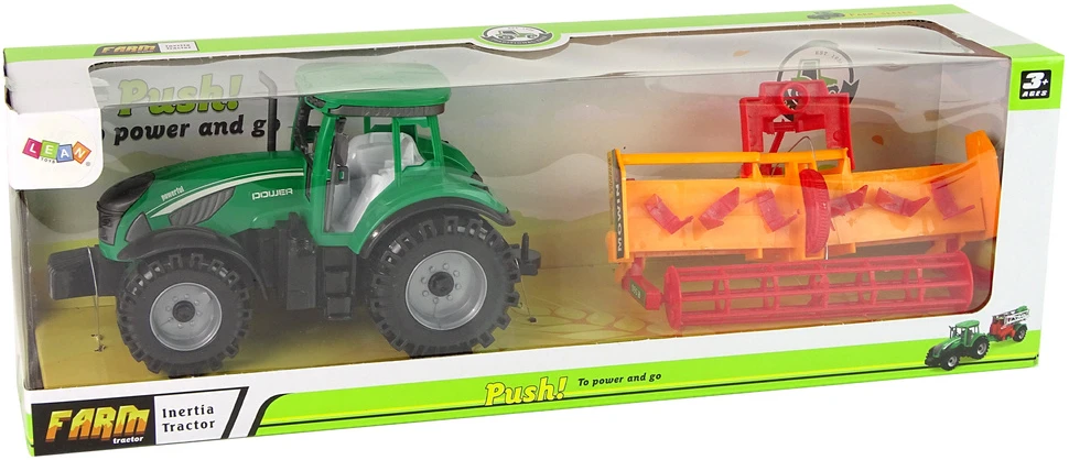 Traktorius su kultivatoriumi Lean Toys