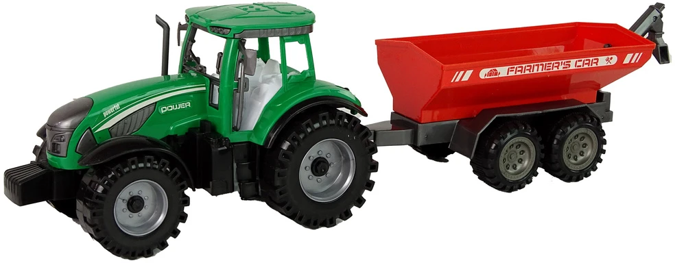 Traktorius su priekaba Lean Toys