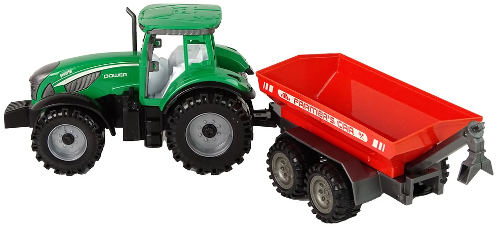 Traktorius su priekaba Lean Toys