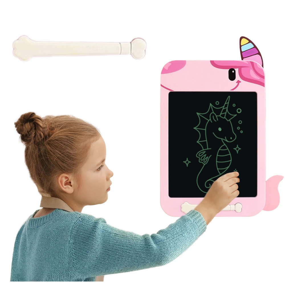 Lean Toys Piešimo planšetė vienaragio formos Znikopis – LCD