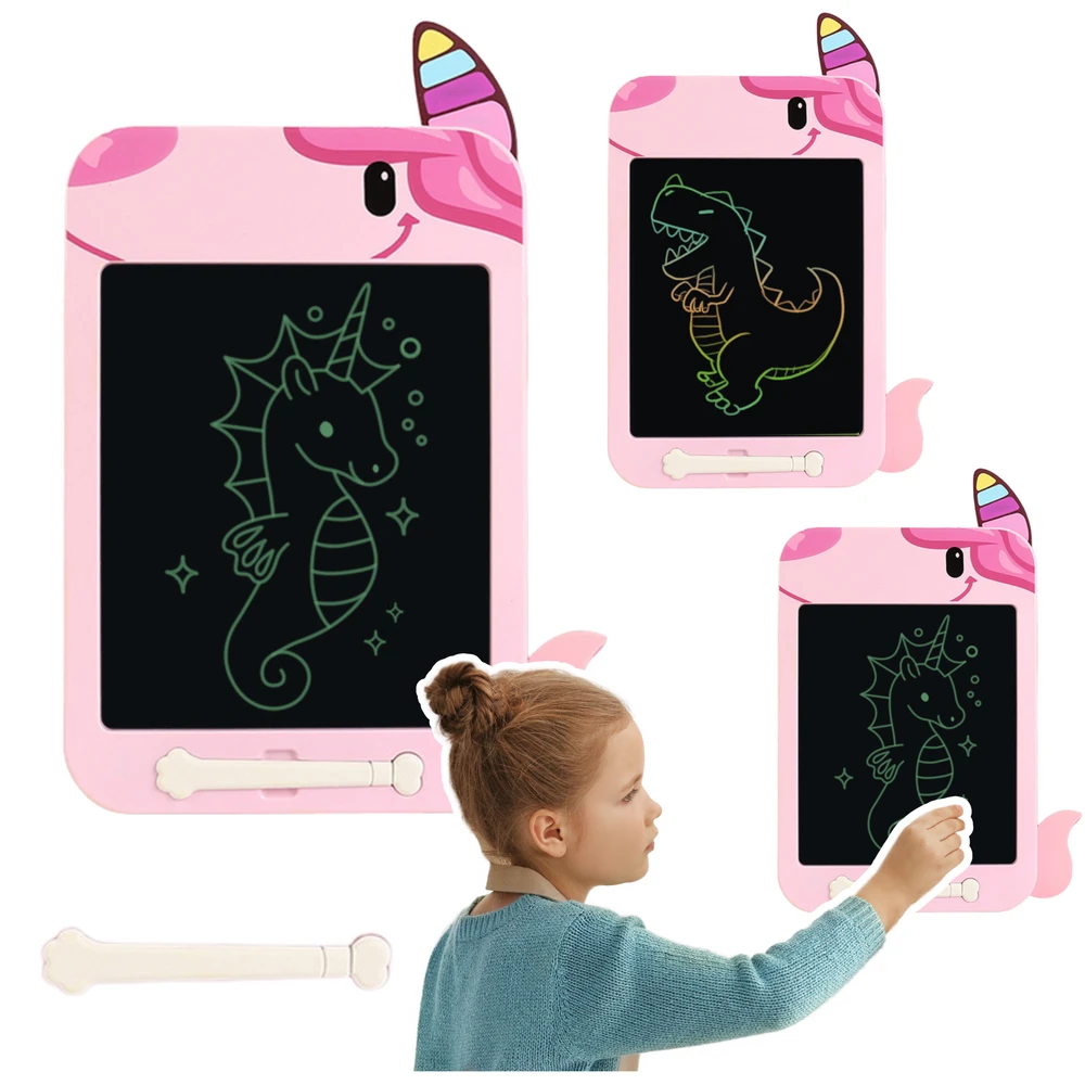 Lean Toys Piešimo planšetė vienaragio formos Znikopis – LCD