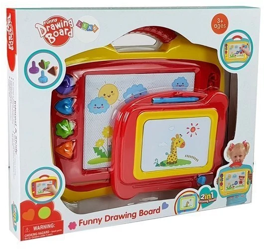 Magnetinių piešimo lentų rinkinys Lean Toys