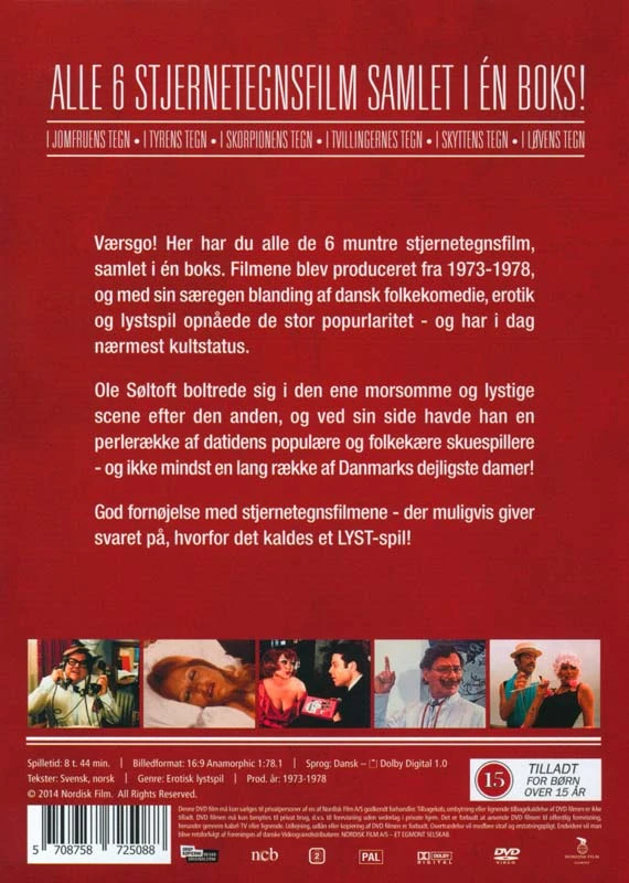 Zodiako filmų rinkinys – 6 DVD