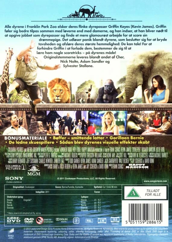 Zoologijos sodo prižiūrėtojas (Kevinas Jamesas)