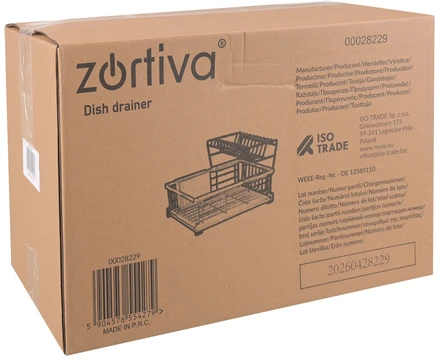 „Zortiva“ dviejų lygių indų džiovyklė