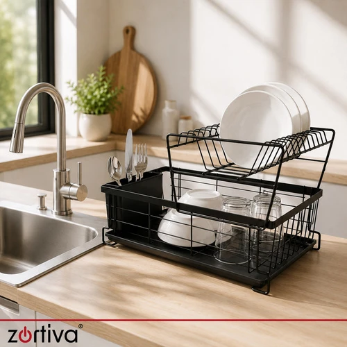 „Zortiva“ dviejų lygių indų džiovyklė