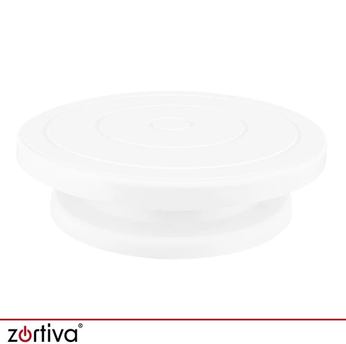 Zortiva Besisukantis torto stovas + 3 mentelės tortams dekoruoti