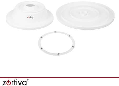 Zortiva Besisukantis torto stovas + 3 mentelės tortams dekoruoti