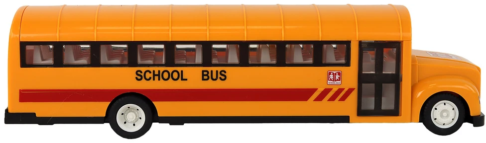 Nuotoliniu būdu valdomas autobusas Lean Toys, geltonas
