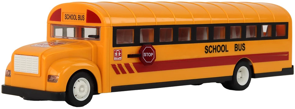 Nuotoliniu būdu valdomas autobusas Lean Toys, geltonas