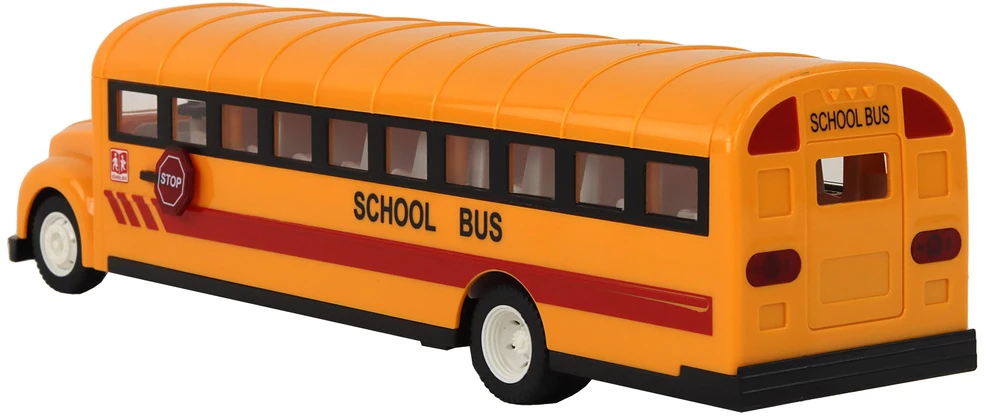 Nuotoliniu būdu valdomas autobusas Lean Toys, geltonas