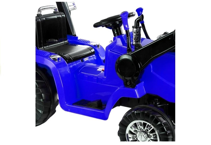 Lean Cars Elektromobilis traktorius-ekskavatorius ZP1005, mėlynas