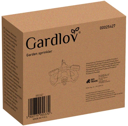Gardlov 3-arm rotating sprinkler