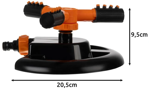 Gardlov 3-arm rotating sprinkler