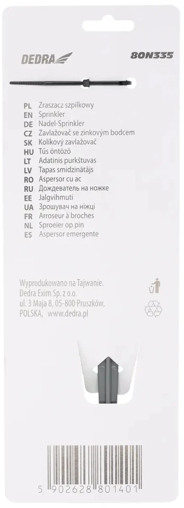 Dedra Adatinis purktuvas reguliuojamas 0 360