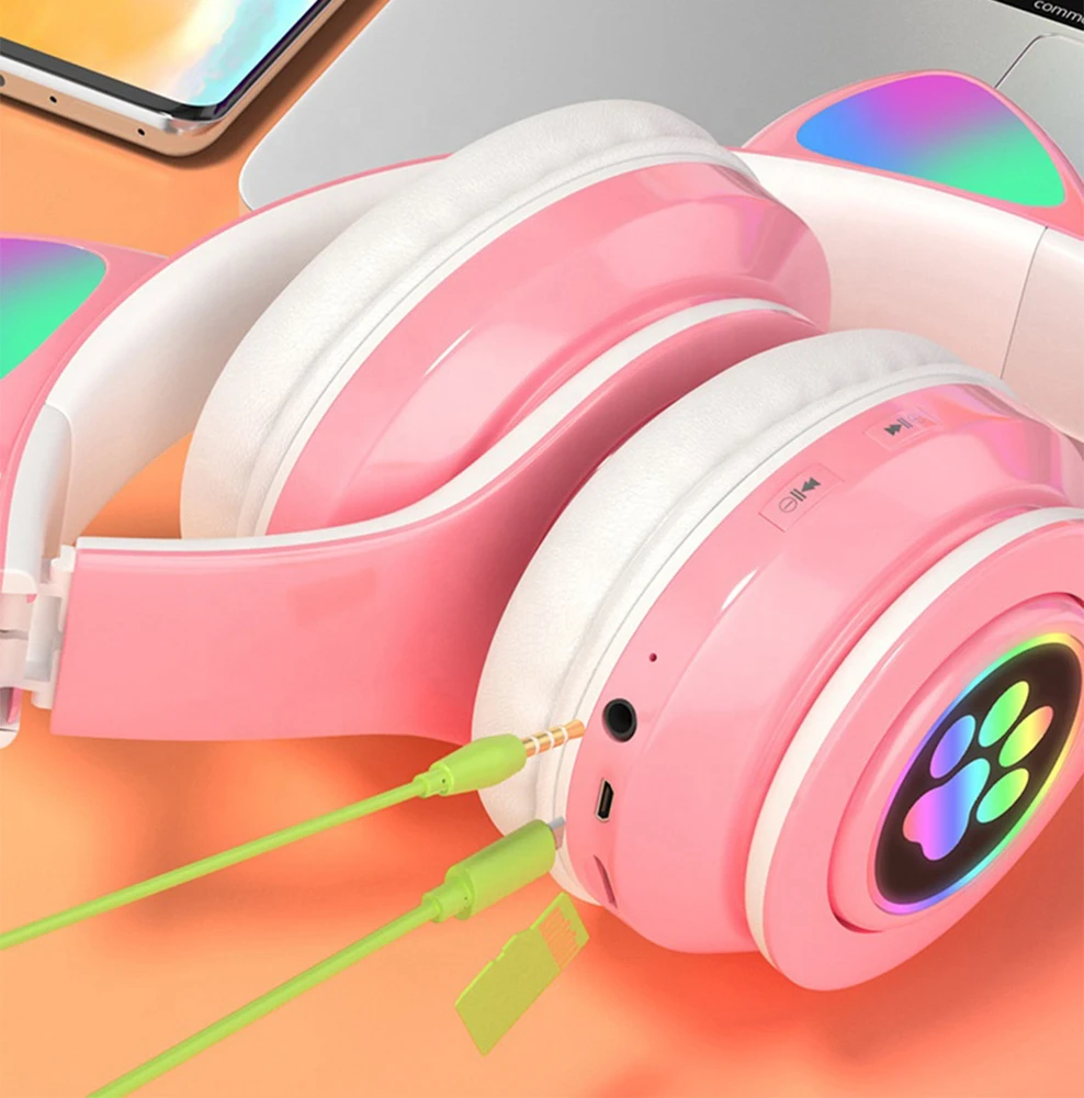 ATL Ausinės su LED apšvietimu ir Bluetooth 5.0