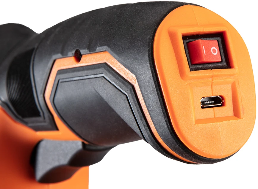 Neo Tools Zszywacz 4 V apmušalų segiklis, maitinamas per USB