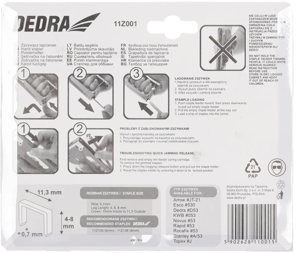 Dedra Pistoletassegtuvas Nr53 48mm metalinis