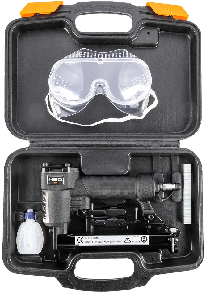 Neo Zszywacz Pneumatinis kablių pistoletas, 6–16 mm, 80 tipo