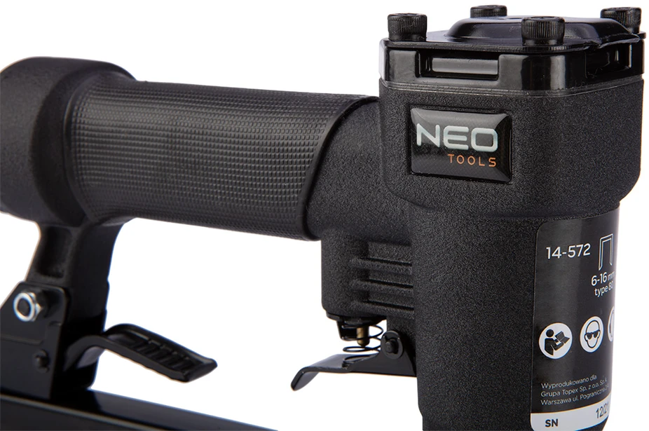 Neo Zszywacz Pneumatinis kablių pistoletas, 6–16 mm, 80 tipo