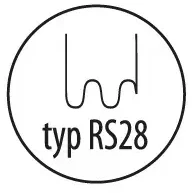 Dedra Zszywki Plastikinės sąvaržėlės rs28