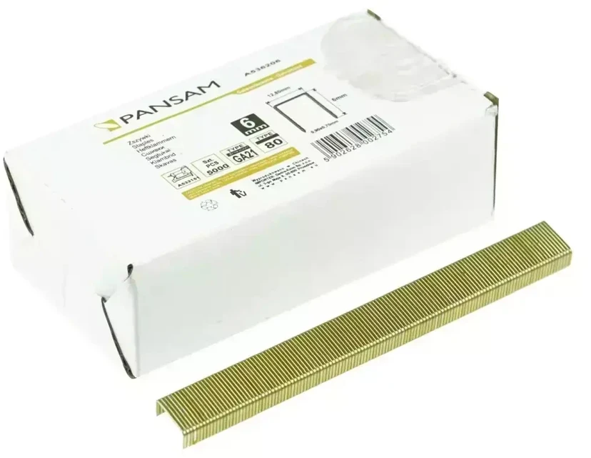 Segtukai metaliniai 10mm 1280mm TYPE80 tinka A533151 5000vnt PANSAM