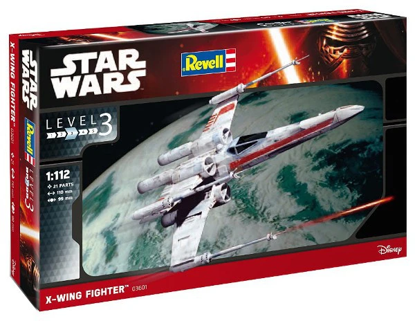 Revell „Žvaigždžių karų“ X-Wing naikintuvo plastikinis modelis