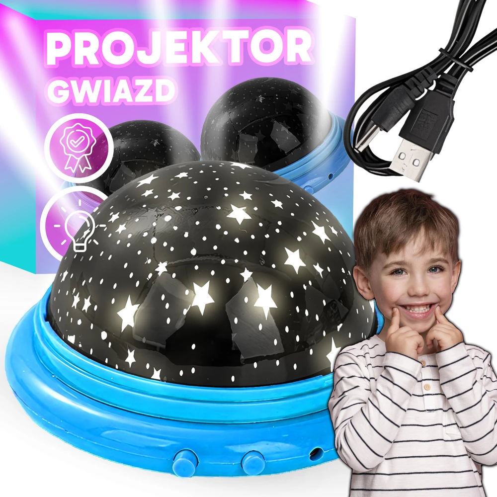 Žvaigždžių projektorius NightGlow, LED