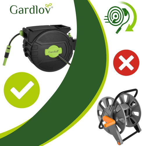 Gardlov automatinė sodo žarnos ritė, 20 m