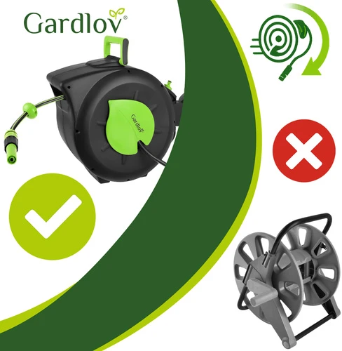 Gardlov automatinė sodo žarnos ritė 30 m