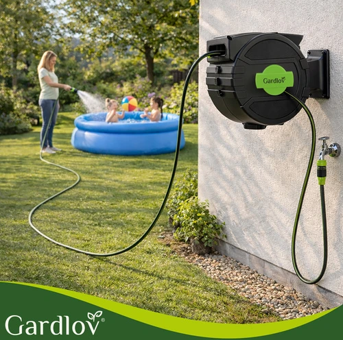Gardlov automatinė sodo žarnos ritė, 20 m
